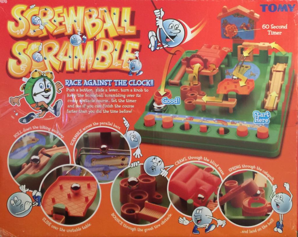 Screwball Scramble  (2) board game collectible [Barcode 053941070700] - Main Image 2