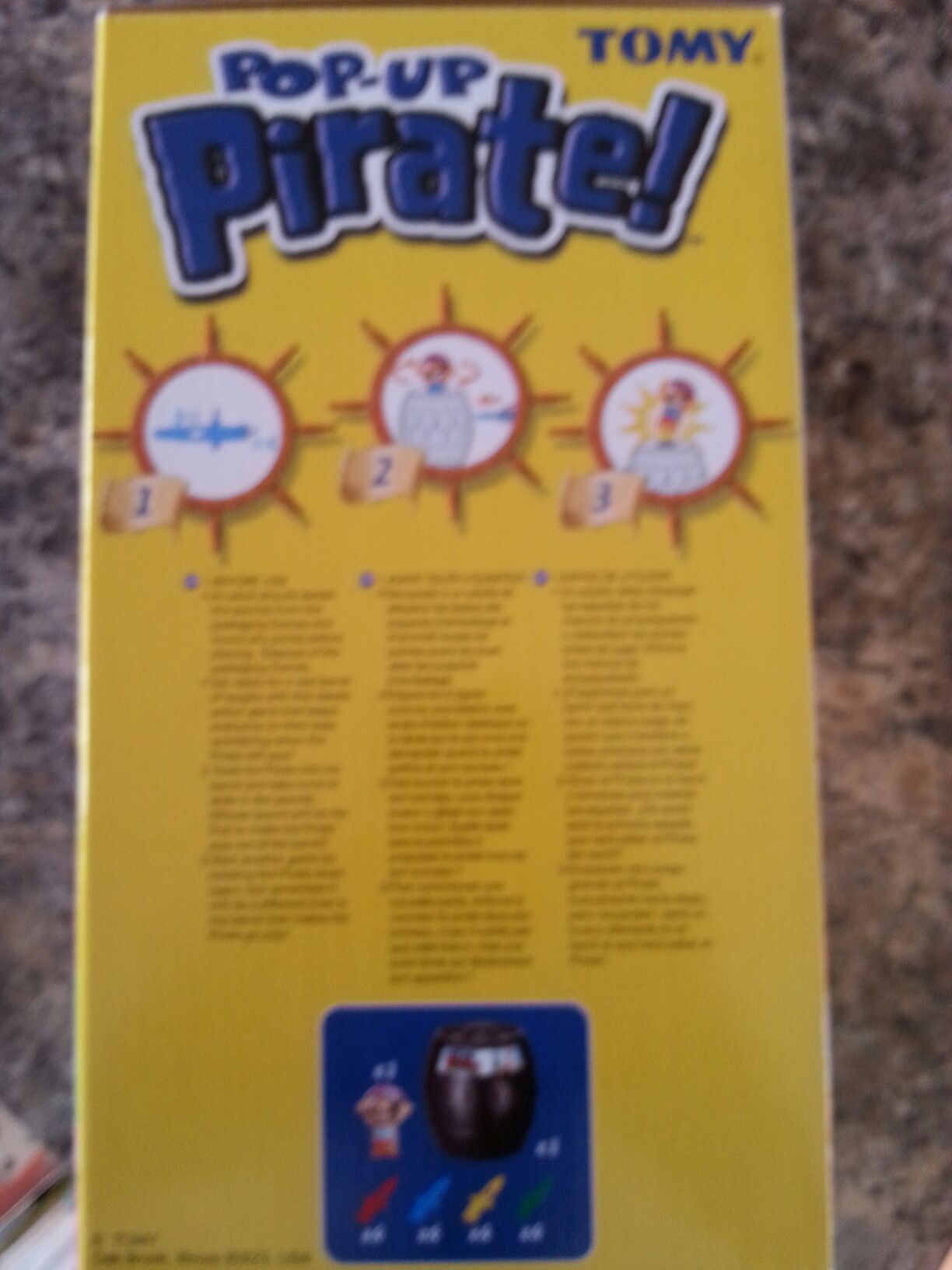 Pop-up Pirate  (2-4) board game collectible [Barcode 053941469412] - Main Image 2