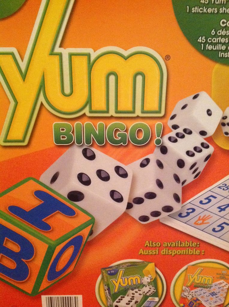 Yum Bingo!  (2-8) board game collectible [Barcode 061404009969] - Main Image 2