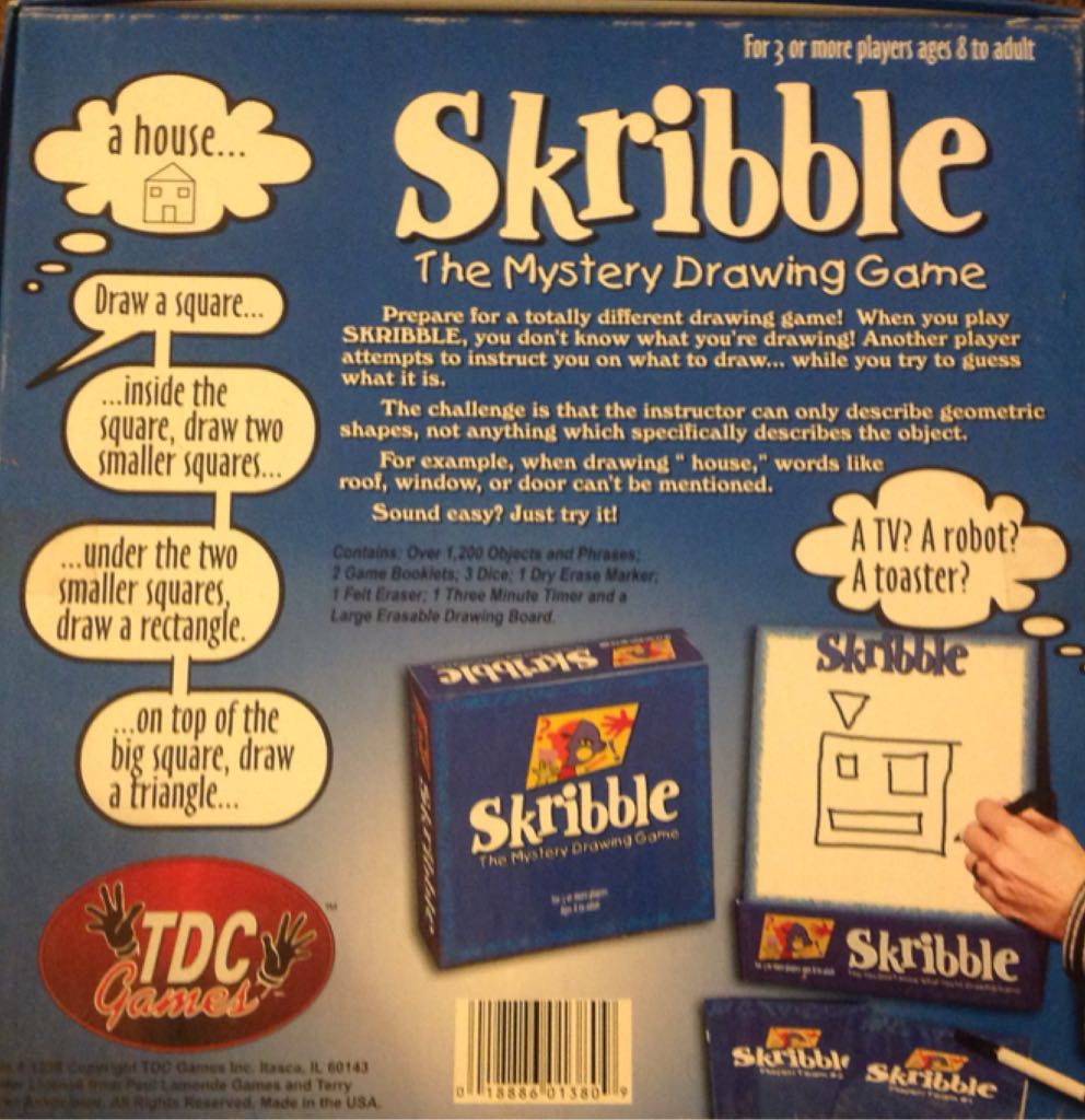 Skribble  (3+) board game collectible [Barcode 018886013809] - Main Image 2