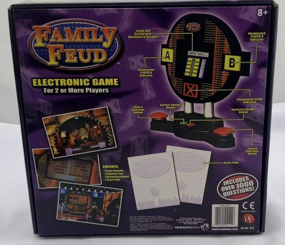 Family Feud - electronic  (2 Teams) board game collectible [Barcode 069545021116] - Main Image 3