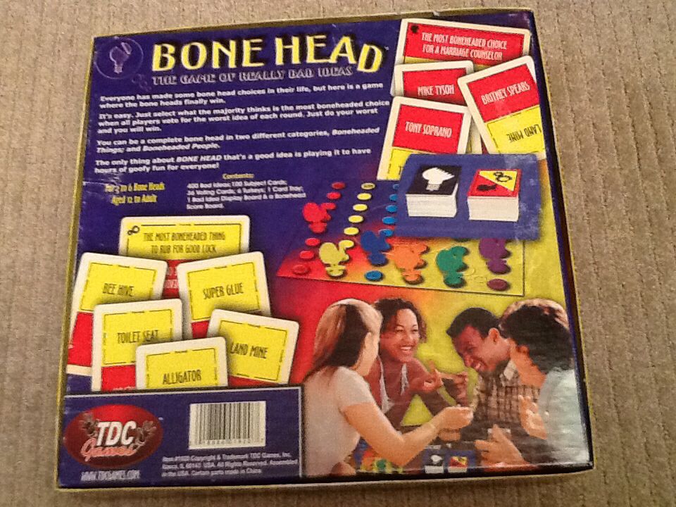 Bone Head  (3-6) board game collectible [Barcode 018886019207] - Main Image 2
