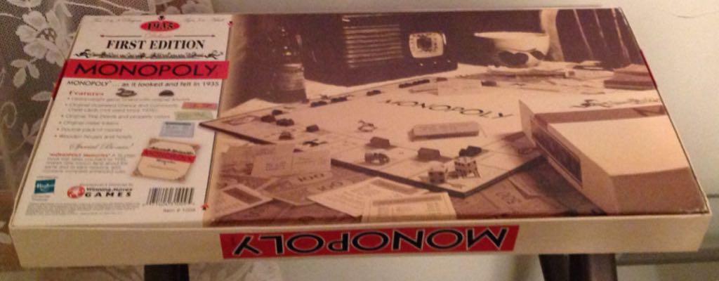 Monopoly 1935 Blue Board  (8) board game collectible [Barcode 071404310095] - Main Image 2