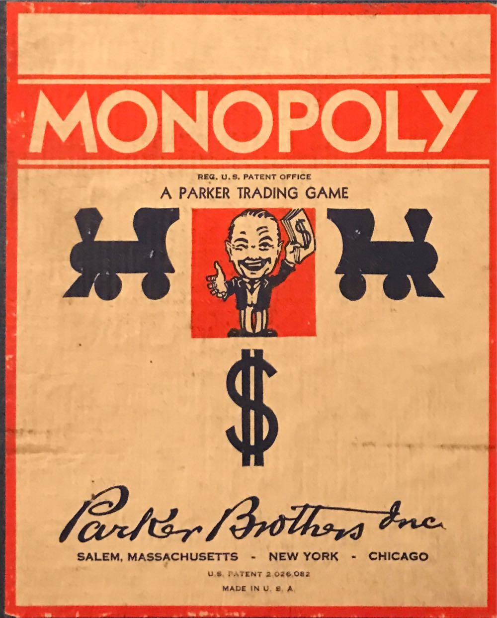 Monopoly 1935 Blue Board  (8) board game collectible [Barcode 071404310095] - Main Image 3