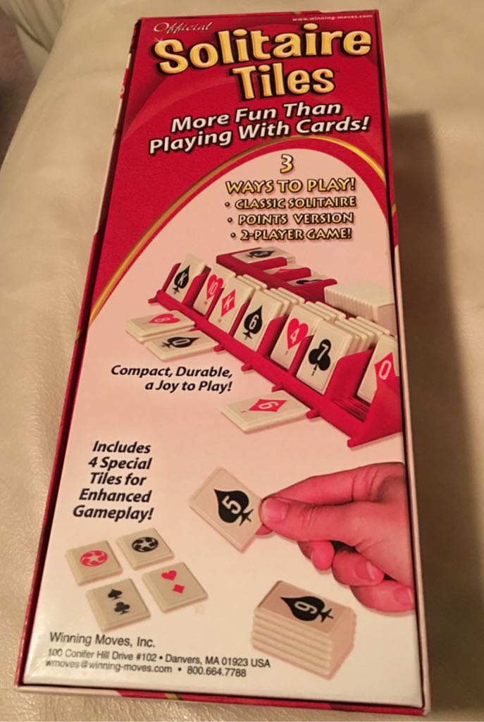 Solitare Tiles  (1-2) board game collectible [Barcode 071404310644] - Main Image 2