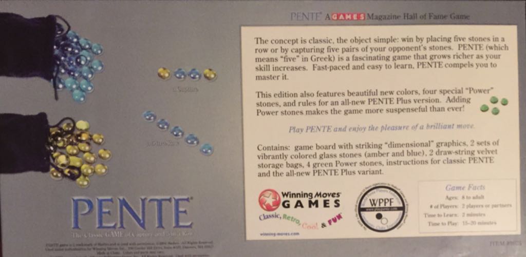 Pente  (2) board game collectible [Barcode 071404310750] - Main Image 2