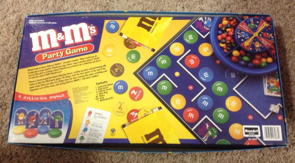 M&M’s Party Game  (2-4) board game collectible [Barcode 072348030889] - Main Image 2