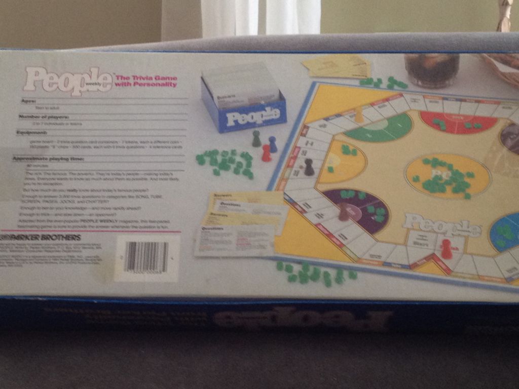 People Weekly  (2-7) board game collectible [Barcode 073000000684] - Main Image 2