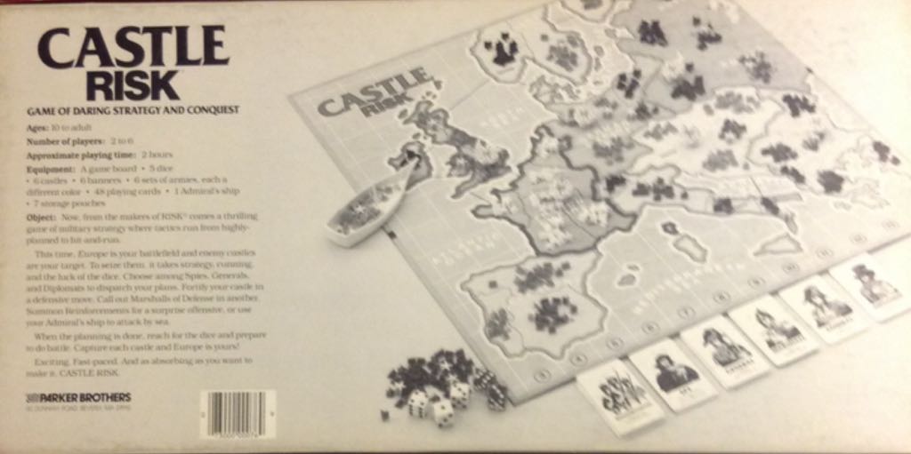 Castle Risk  (2 to 6) board game collectible [Barcode 073000000769] - Main Image 2