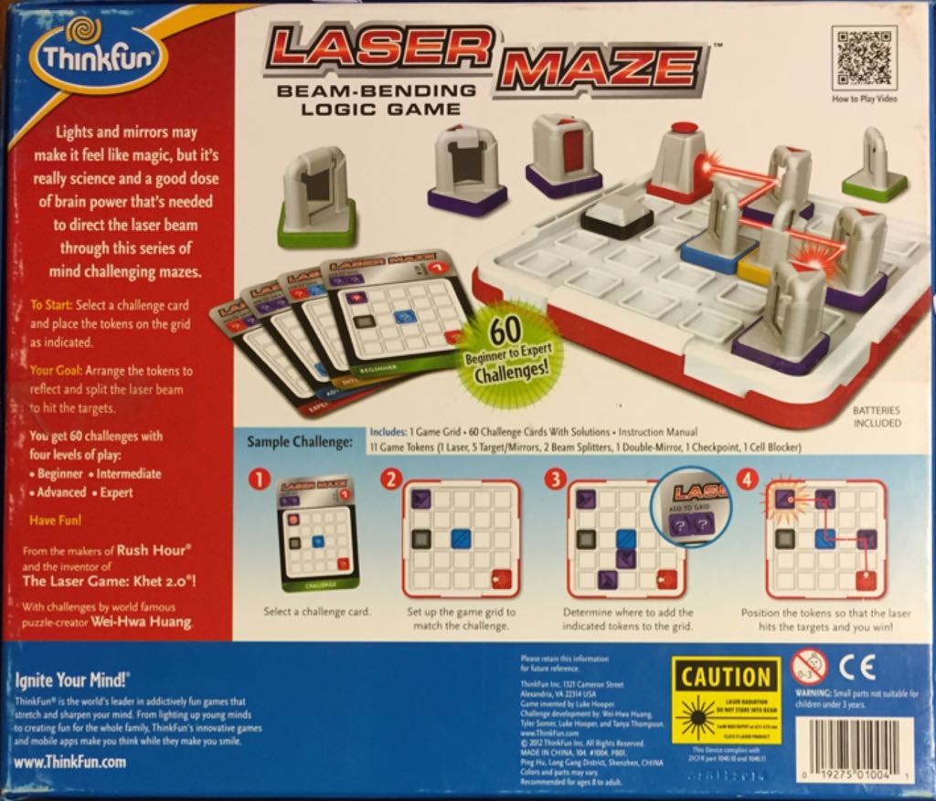 Laser Maze  (1) board game collectible [Barcode 019275010041] - Main Image 2