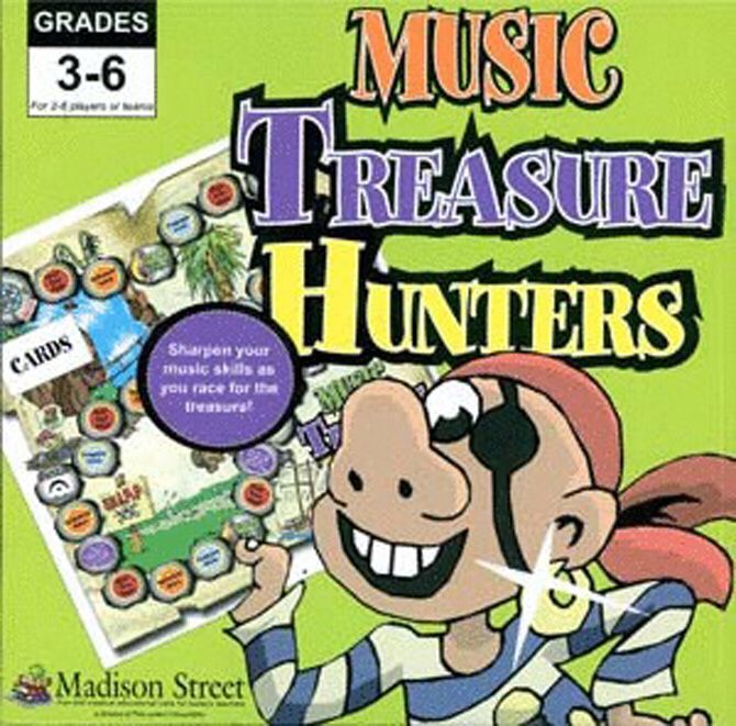 Music Treasure Hunters  (2+) board game collectible [Barcode 000308116298] - Main Image 1