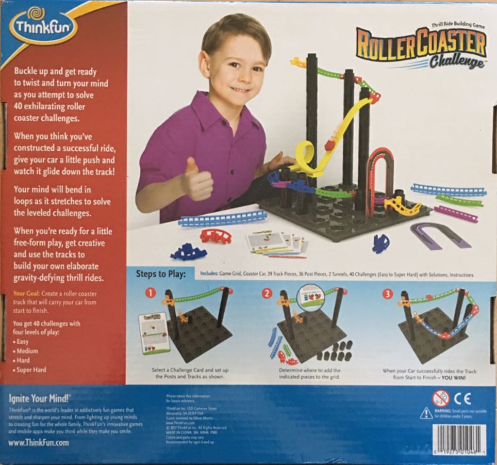 Roller Coaster Challenge  (1) board game collectible [Barcode 019275010461] - Main Image 2