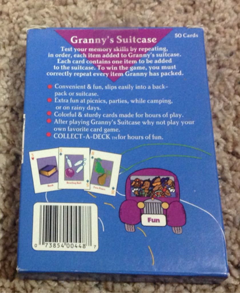 Granny’s Suitcase Card Game   (2-4) board game collectible [Barcode 073854004487] - Main Image 2