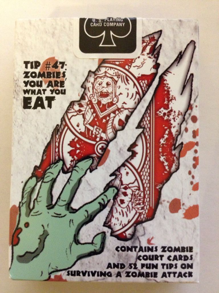 Cards: Zombie - Bicycle  board game collectible [Barcode 073854020104] - Main Image 2