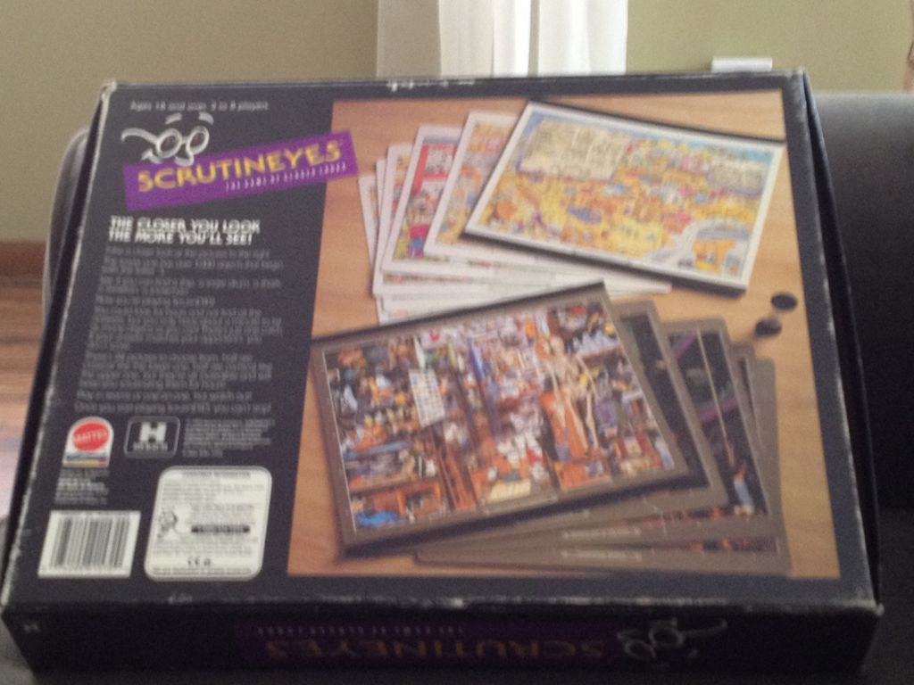 Scrutineyes  (2-8) board game collectible [Barcode 074299015700] - Main Image 2