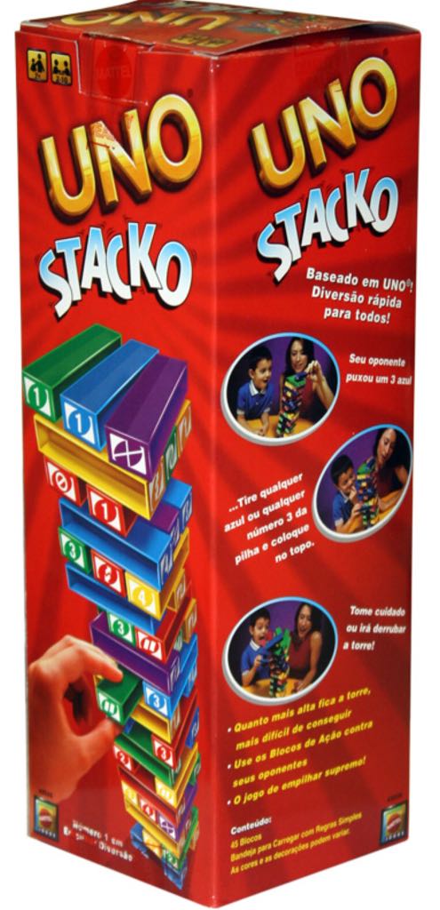 UNO: Stacko  (2-10) board game collectible [Barcode 074299424687] - Main Image 1
