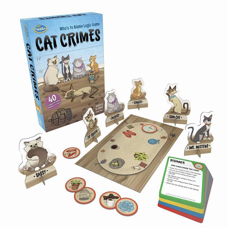 Cat Crimes  (1) board game collectible [Barcode 019275015503] - Main Image 3