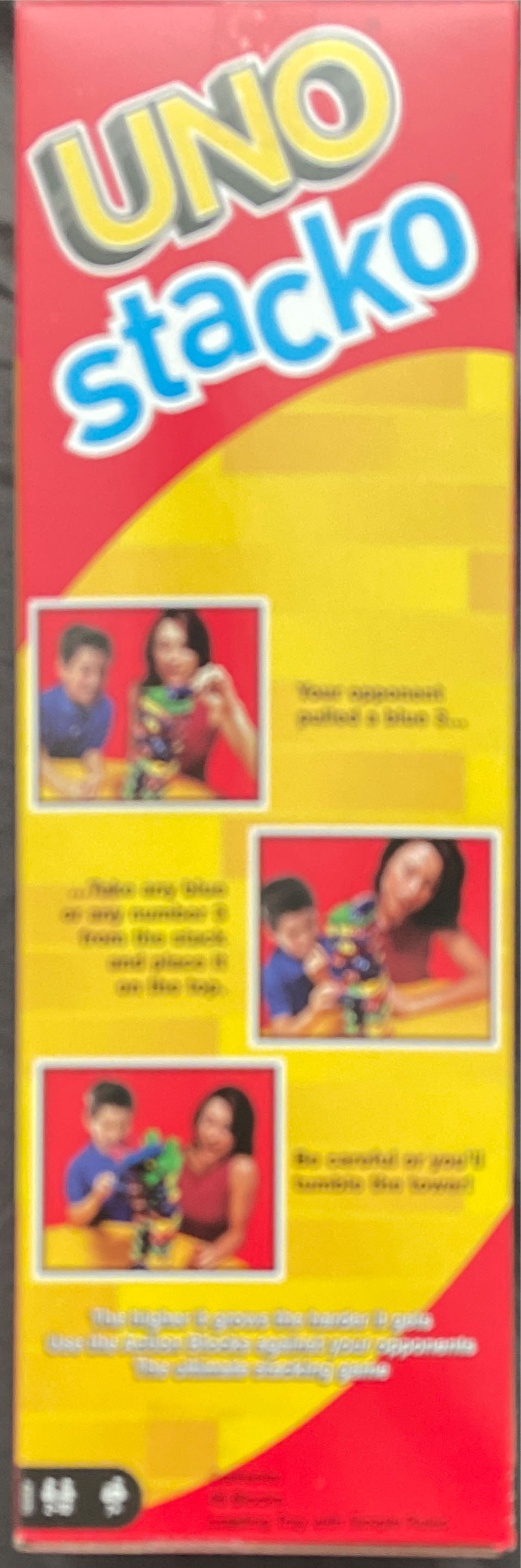 Uno: Stacko  (2-10) board game collectible [Barcode 074299435355] - Main Image 2