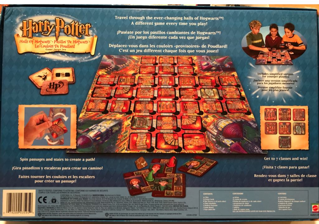 Harry Potter Halls of Hogwarts  (2 to 4) board game collectible [Barcode 074299435959] - Main Image 2
