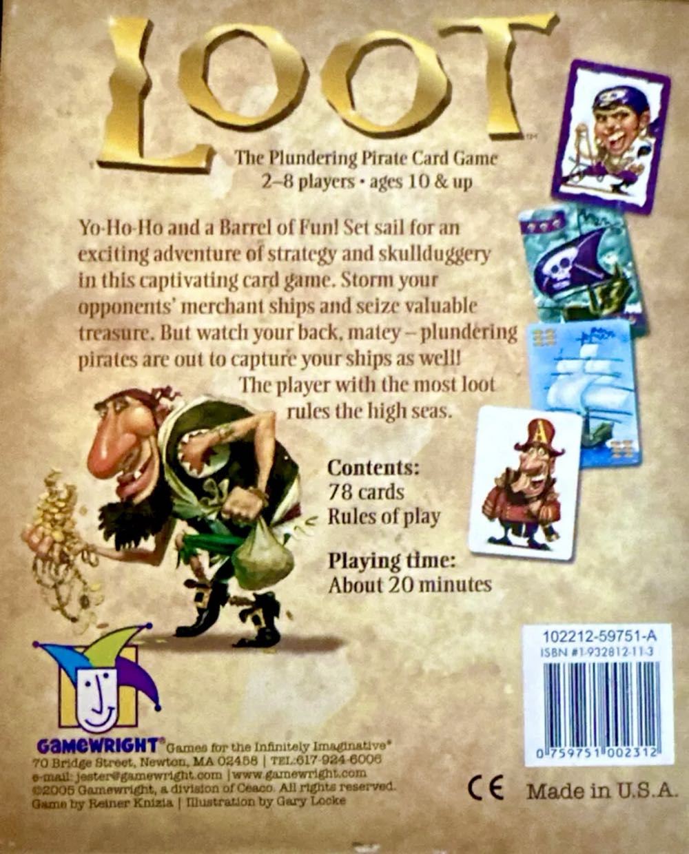 Loot Card Game  (2-4) board game collectible [Barcode 0759751002312] - Main Image 3