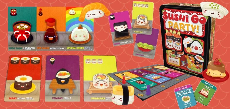 Sushi Go Party!  (2-8) board game collectible [Barcode 0759751004194] - Main Image 2
