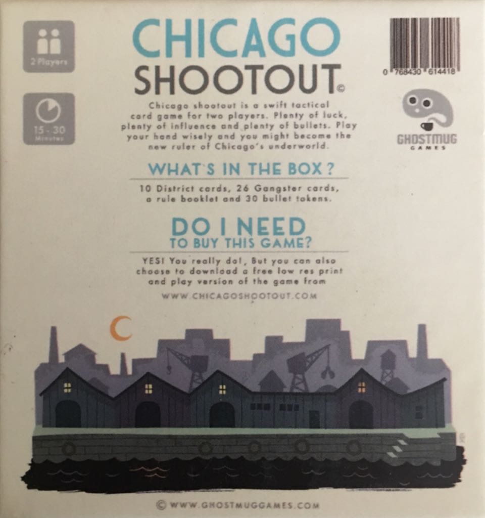Chicago Shootout  (2) board game collectible [Barcode 0768430614418] - Main Image 2