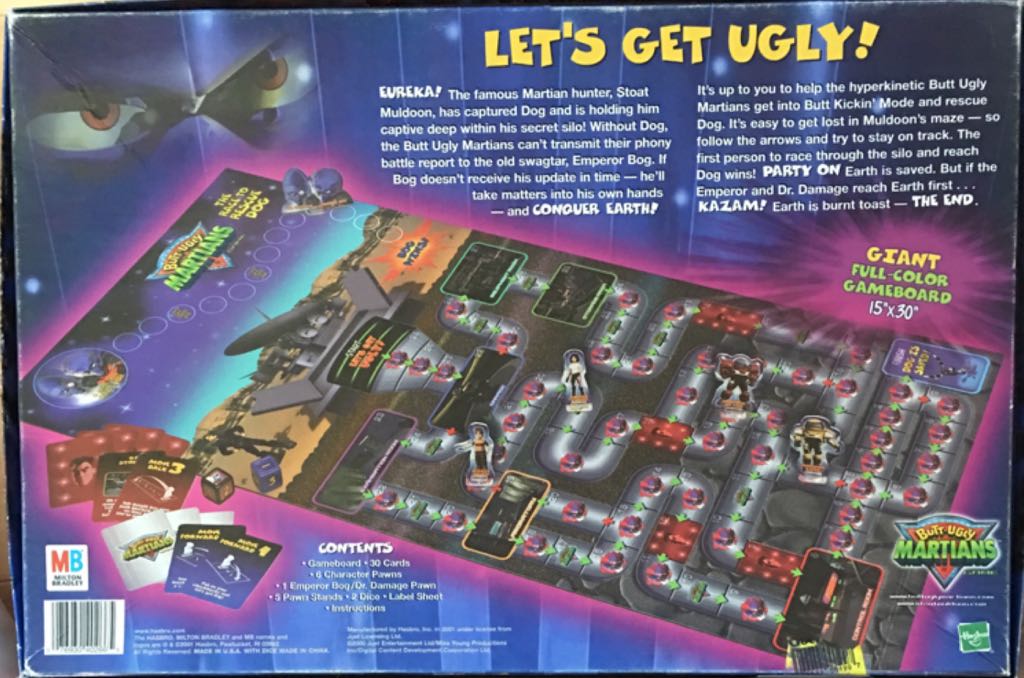 Butt-Ugly Martians  (2-4) board game collectible [Barcode 076930402665] - Main Image 2