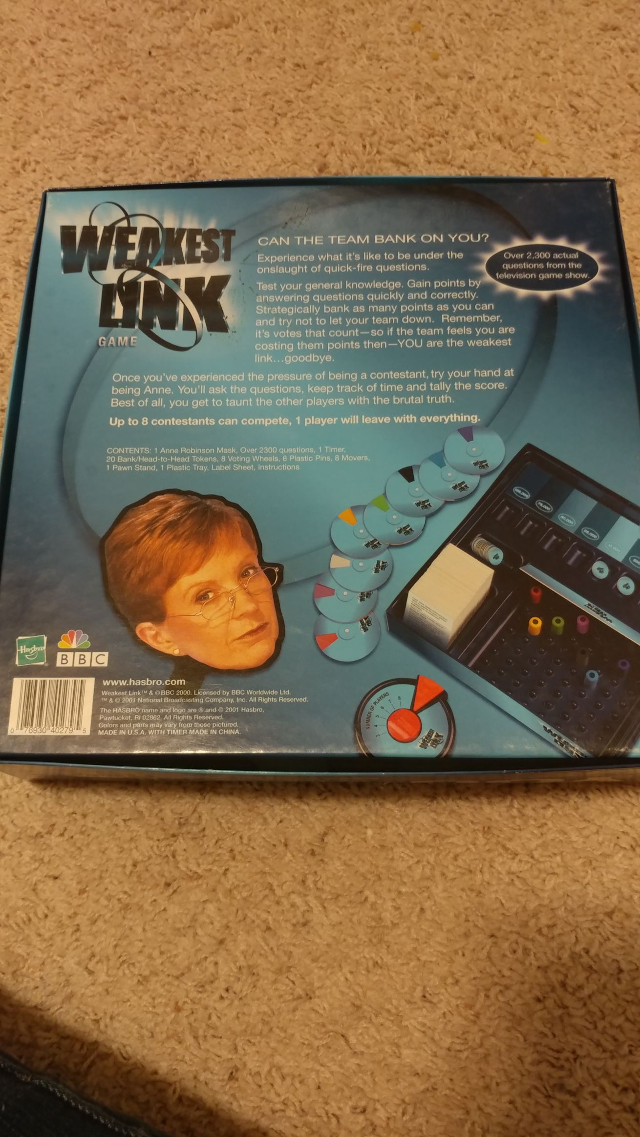 Weakest Link   (4-9) board game collectible [Barcode 076930402795] - Main Image 2