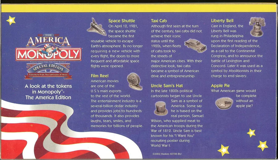 MONOPOLY®: THE AMERICA Special Edition  (2-6) board game collectible [Barcode 076930407981] - Main Image 4