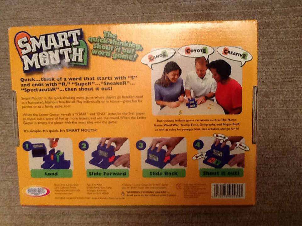 Smart Mouth  (2+) board game collectible [Barcode 019275055301] - Main Image 2