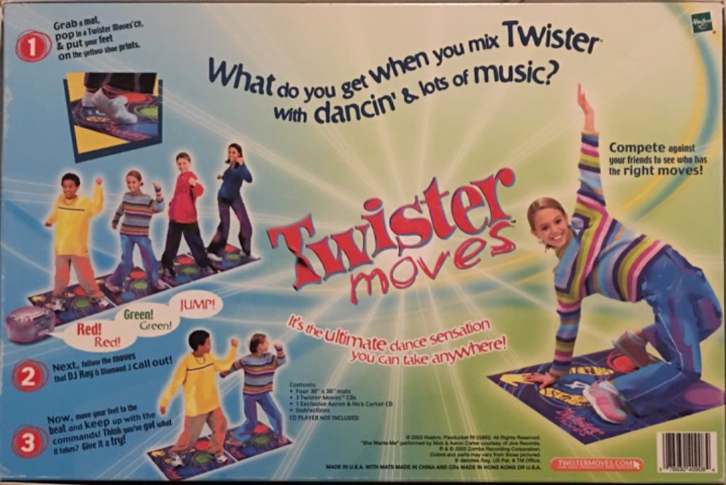 Twister: Moves  (1-4) board game collectible [Barcode 076930409084] - Main Image 2