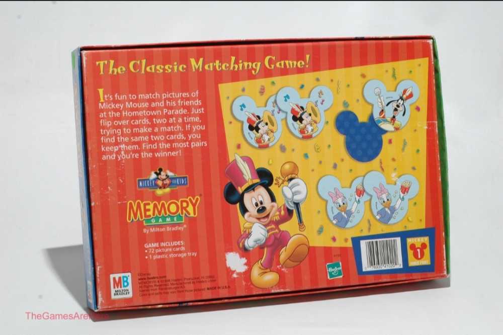 Memory Edition Disney  board game collectible [Barcode 076930410202] - Main Image 2