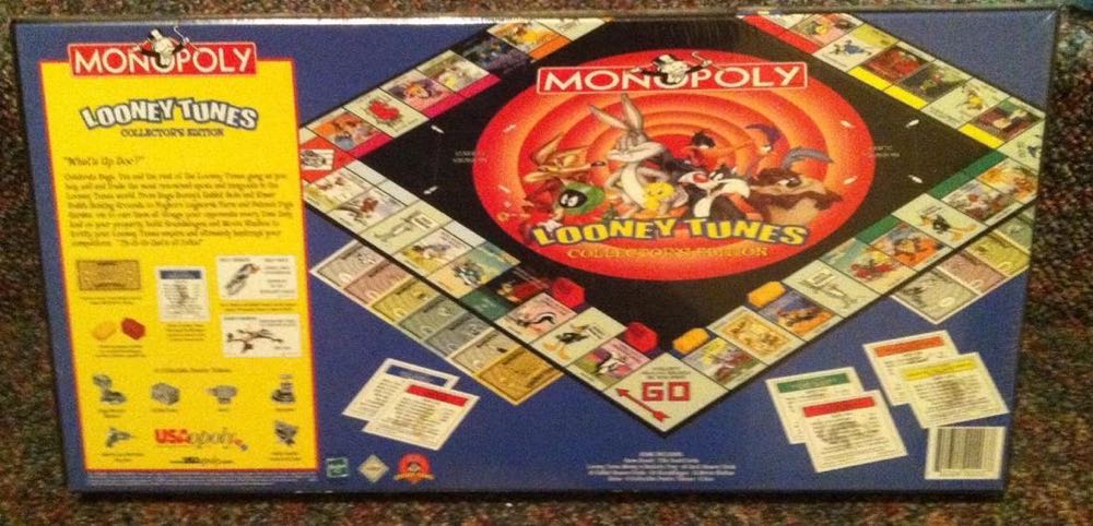 Monopoly: Looney Tunes Edition  (2 - 8 Players) board game collectible [Barcode 076930412312] - Main Image 2