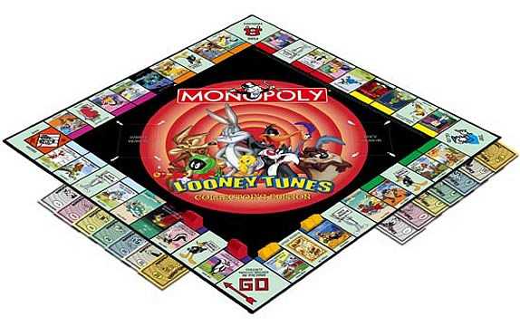 Monopoly: Looney Tunes Edition  (2 - 8 Players) board game collectible [Barcode 076930412312] - Main Image 3