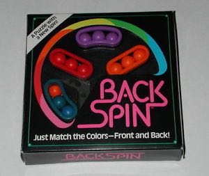 Back Spin  board game collectible [Barcode 019275058005] - Main Image 1