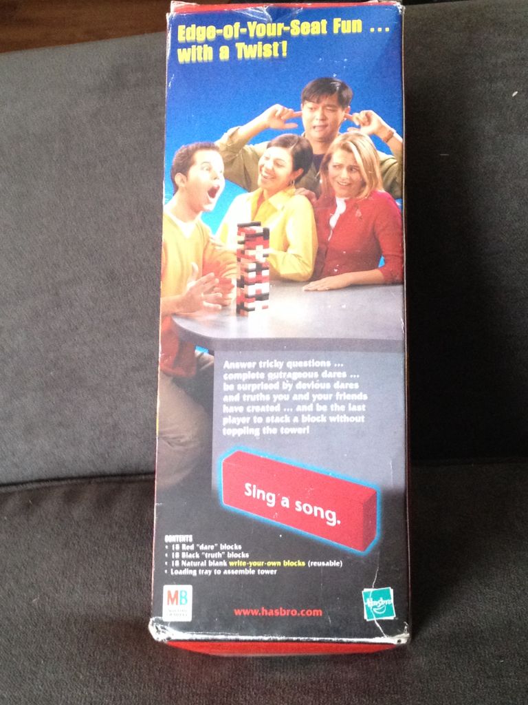 Jenga: Truth Or Dare  (Any Number of) board game collectible [Barcode 076930413852] - Main Image 2