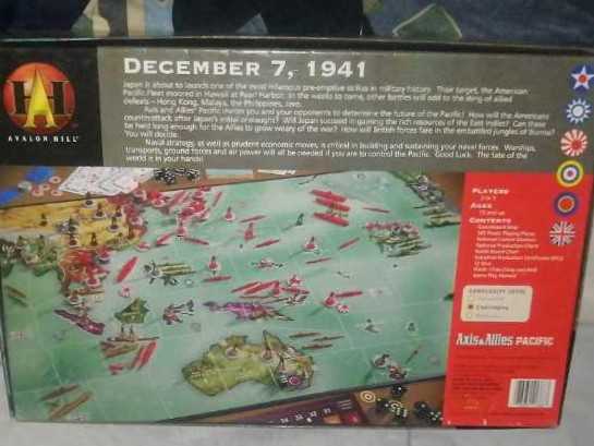 Axis & Allies: Pacific  (2-3) board game collectible [Barcode 076930413883] - Main Image 2