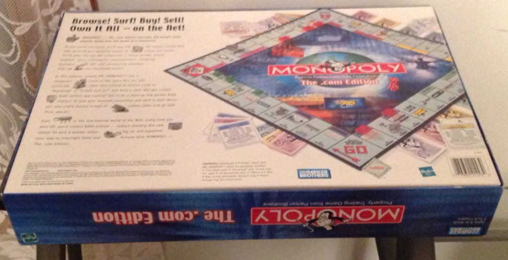 Monopoly.Com Edition  (8) board game collectible [Barcode 076930414439] - Main Image 2