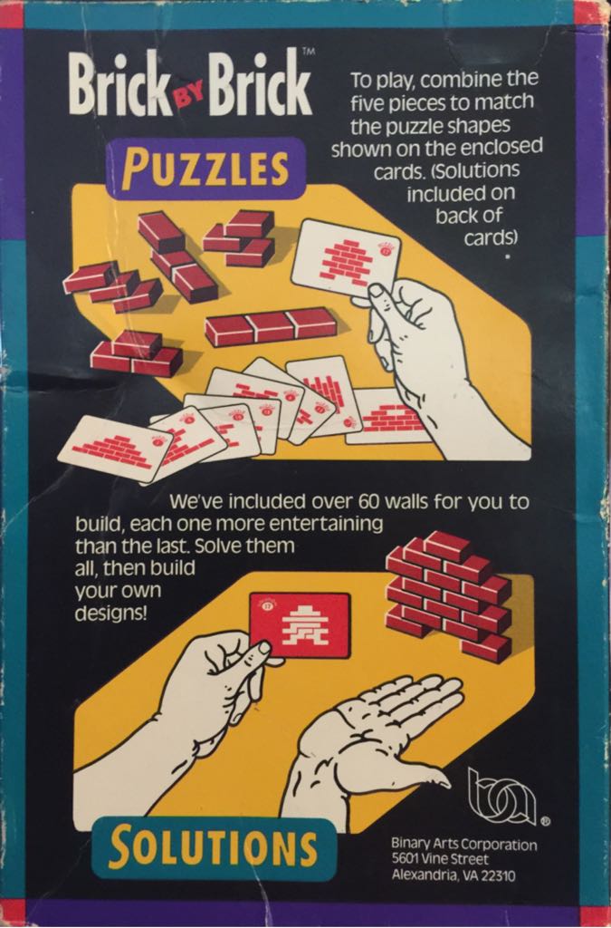 Brick By Brick  (1) board game collectible [Barcode 019275059002] - Main Image 2