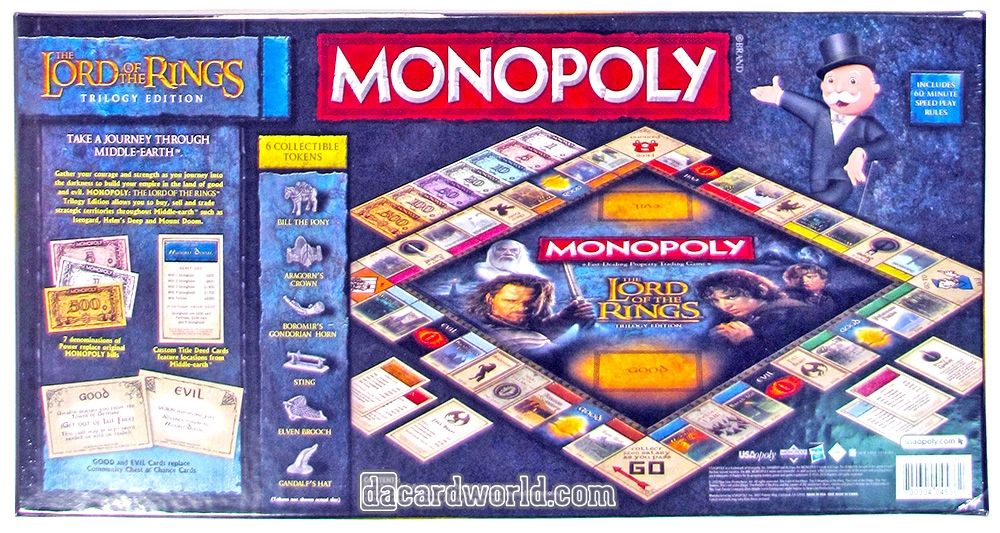 Monopoly: The Lord Of The Rings  (2-6) board game collectible [Barcode 076930416037] - Main Image 2