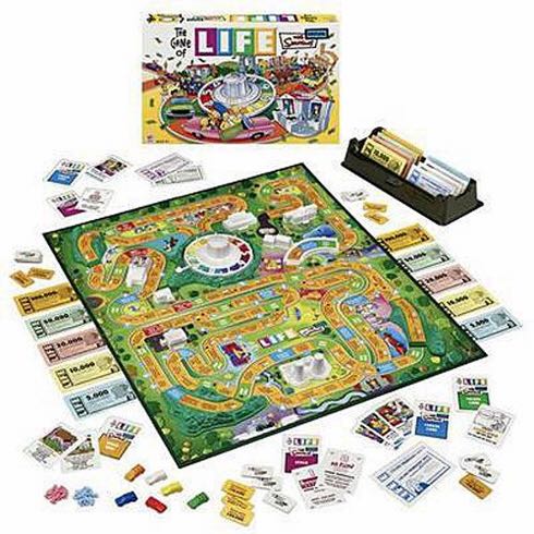 The Game Of Life: The Simpsons Edition  (2-6) board game collectible [Barcode 076930416488] - Main Image 2