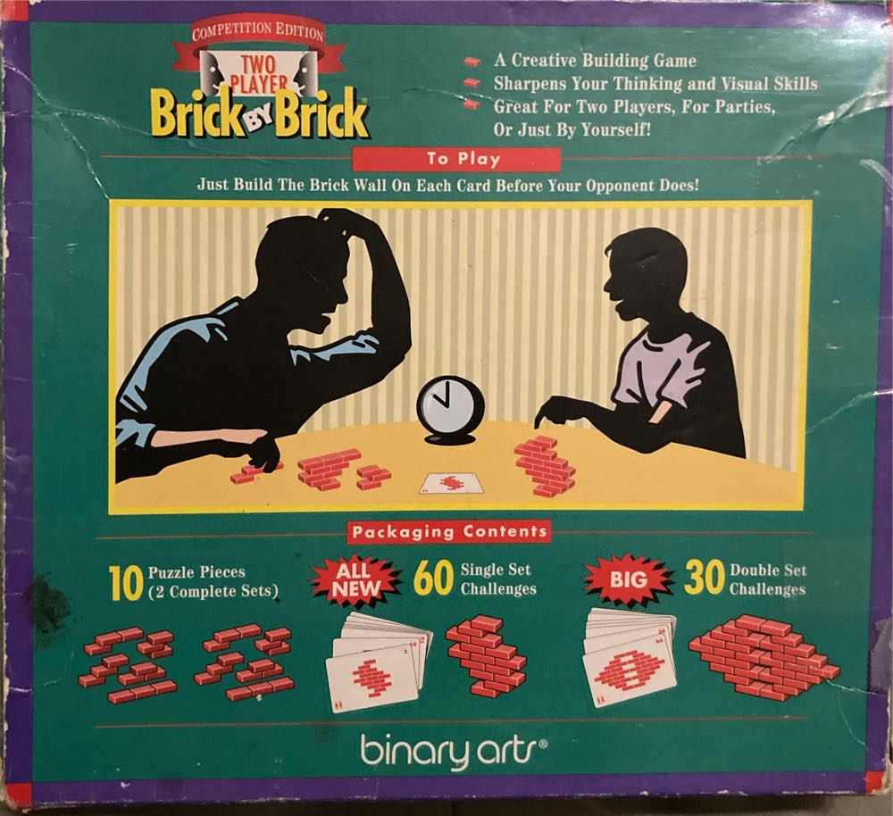 Brick By Brick  (1-2) board game collectible [Barcode 019275059200] - Main Image 2
