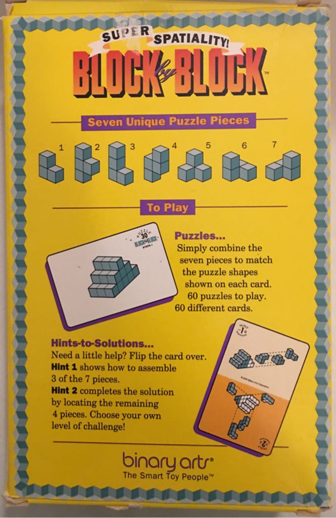 Block by Block  (1) board game collectible [Barcode 019275059309] - Main Image 2