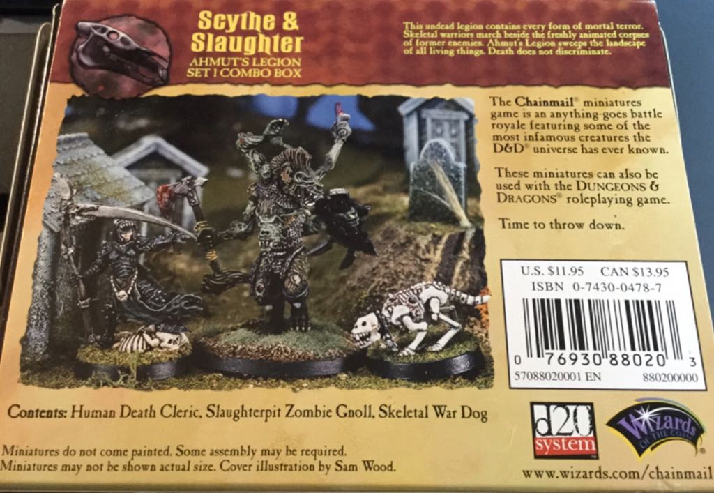 Chainmail Miniatures Ahmut’s Legion Set 1 Combo Box  board game collectible [Barcode 076930880203] - Main Image 2