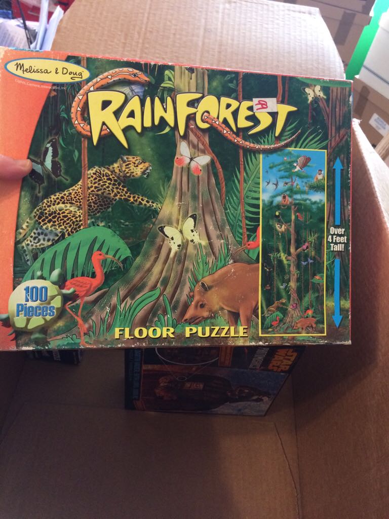 Rain Forest Floor Puzzle  board game collectible [Barcode 000772004442] - Main Image 1