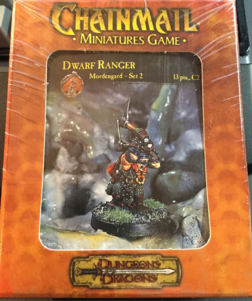 Chainmail Miniatures Mordengard Dwarf Ranger  board game collectible [Barcode 076930884102] - Main Image 1