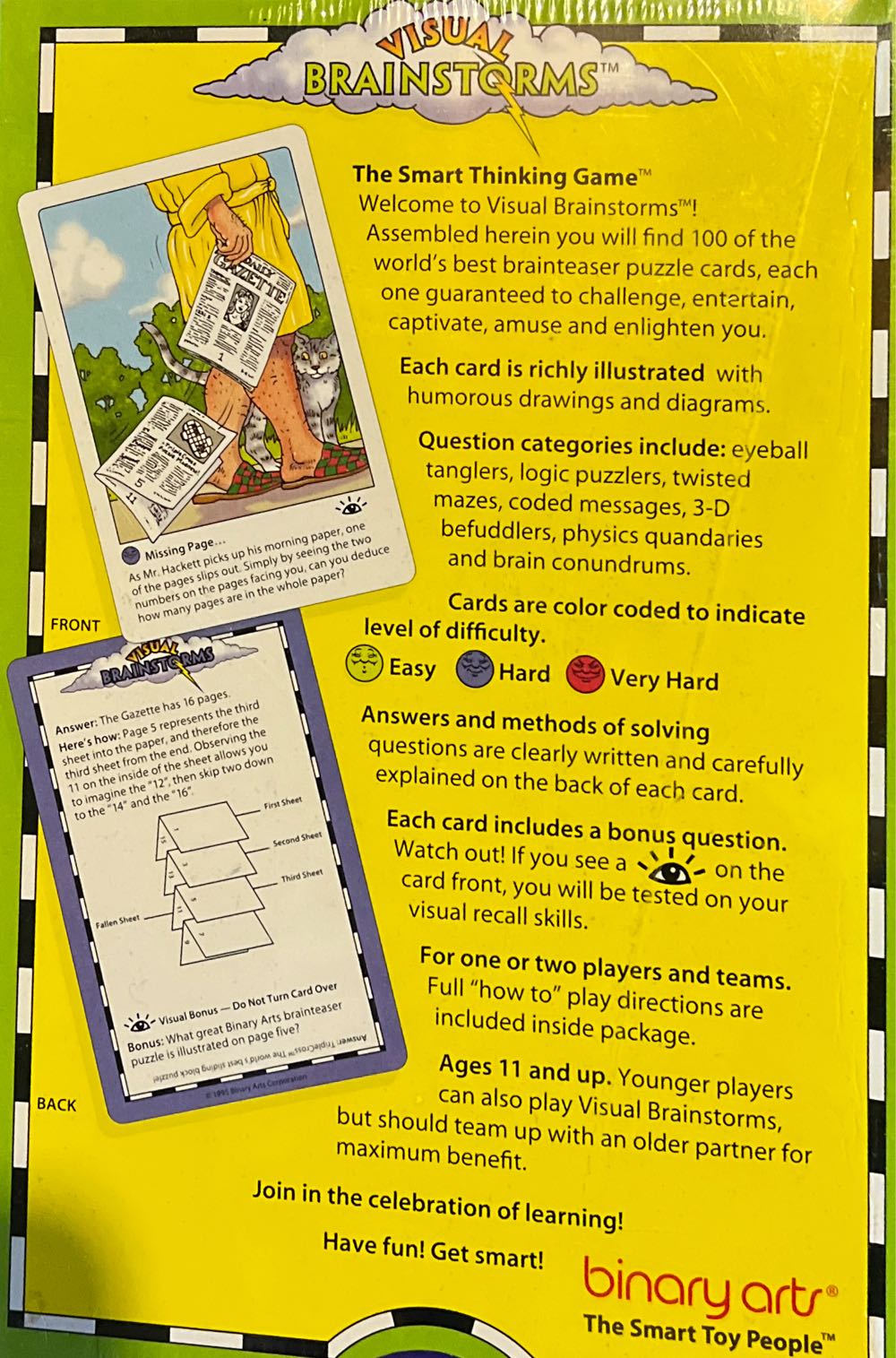 VISUAL BRAINSTORM   (+1) board game collectible [Barcode 019275065508] - Main Image 2