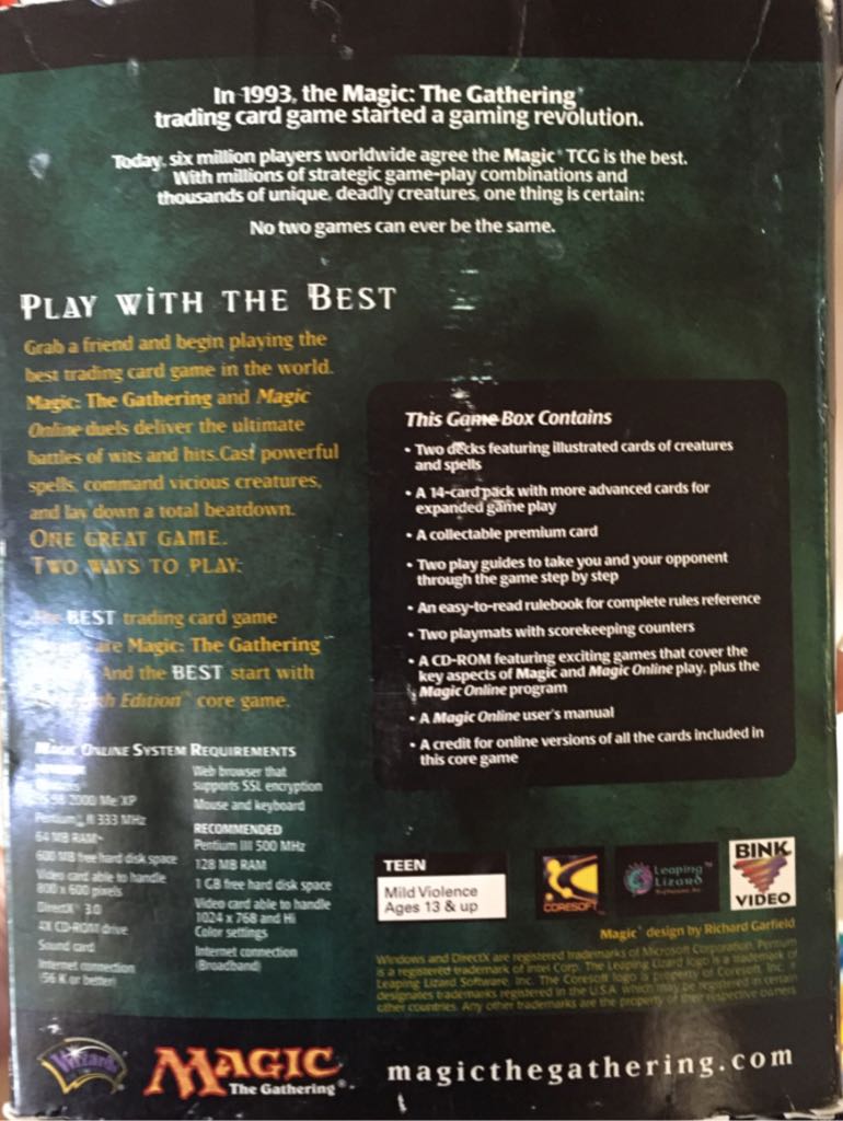 Magic: The Gathering  (2) board game collectible [Barcode 076930888964] - Main Image 2