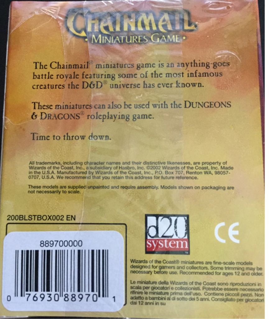 Chainmail Miniatures Drazen’s Horde Orc Gang fighter (x2)  board game collectible [Barcode 076930889701] - Main Image 2