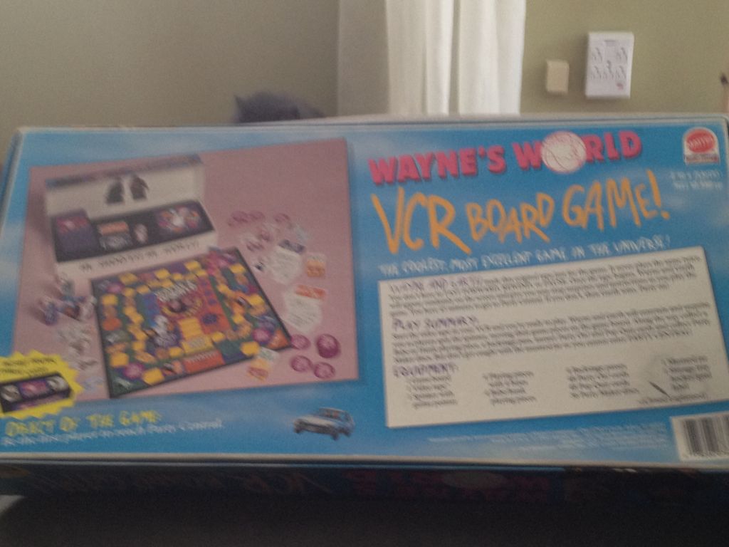 Wayne’s World VCR Game  (2-4) board game collectible [Barcode 078206076709] - Main Image 2